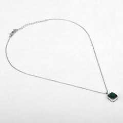 Emerald Pendant Necklace