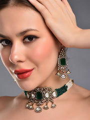 Fine Emerald Green Victorian Choker Set