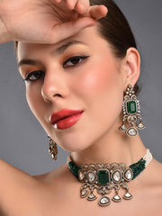 Fine Emerald Green Victorian Choker Set