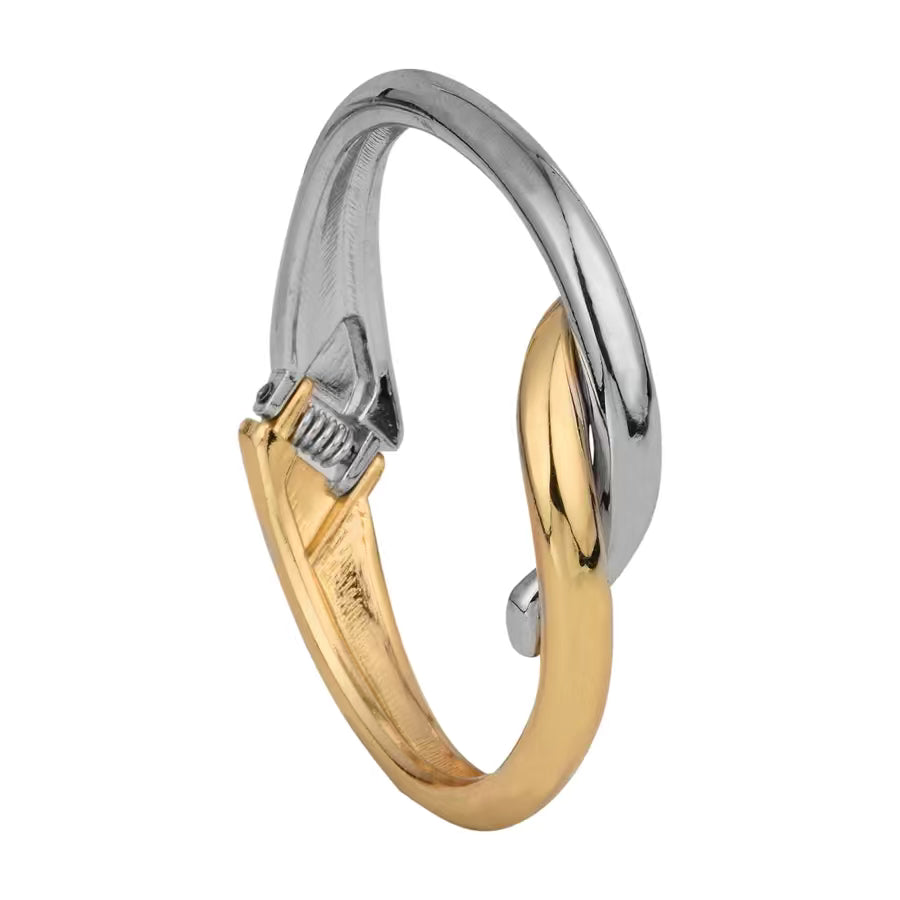 Openable Dual Tone Bangle