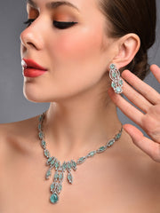 MINT BLOOM SPARKLE NECKLACE SET