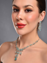 MINT BLOOM SPARKLE NECKLACE SET