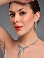 MINT BLOOM SPARKLE NECKLACE SET