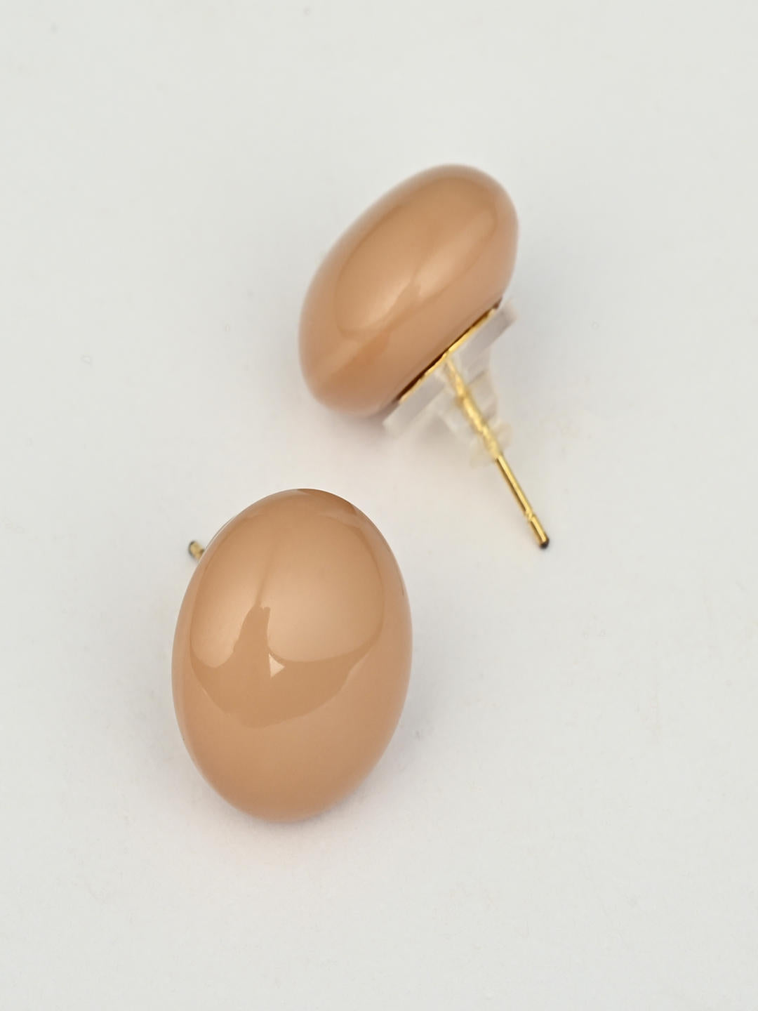 Nude Glow Stud Earrings