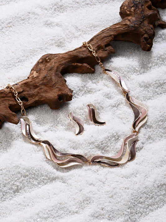 Mocha Flow Necklace Set