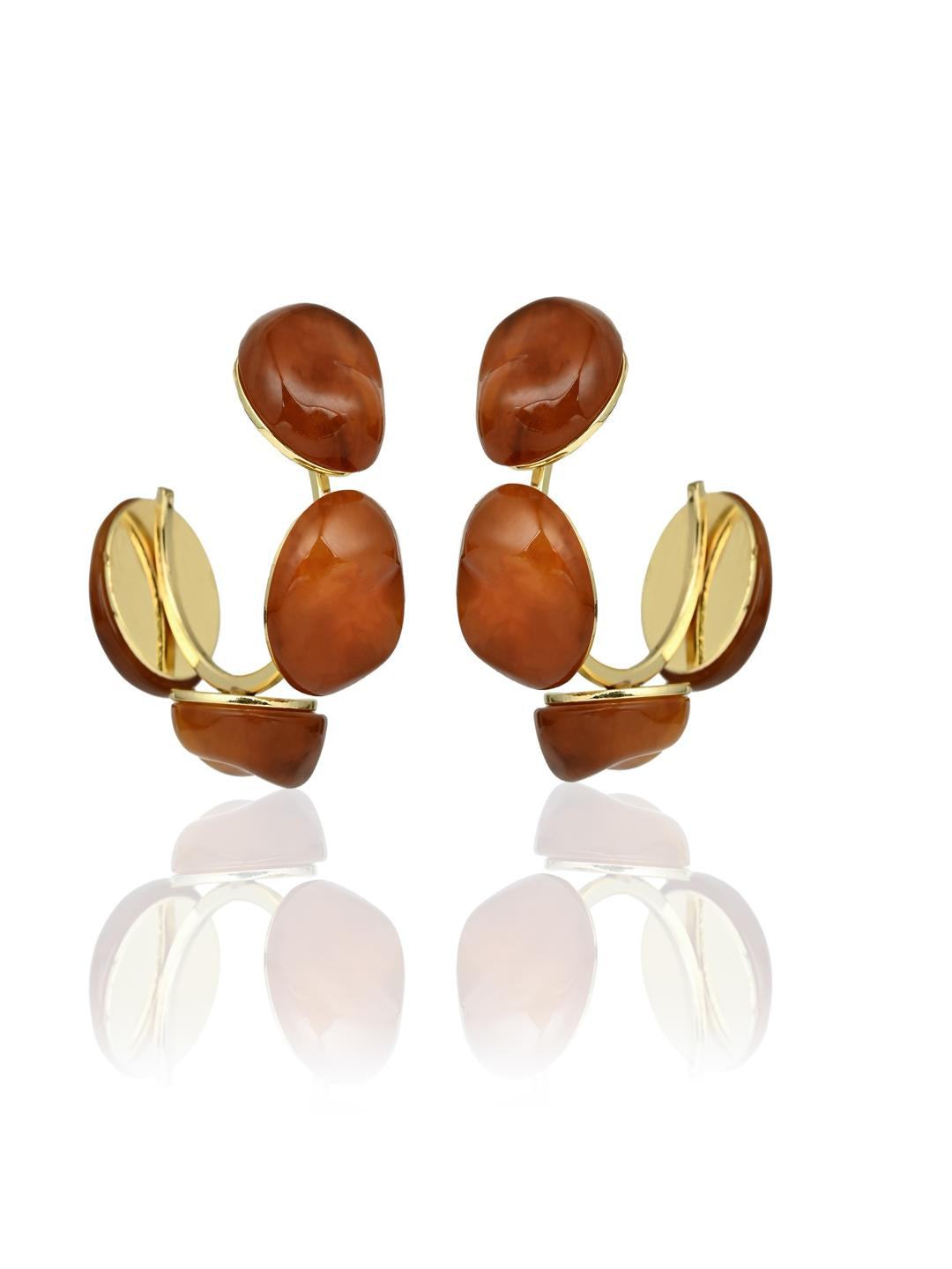 Amber Loop Earrings