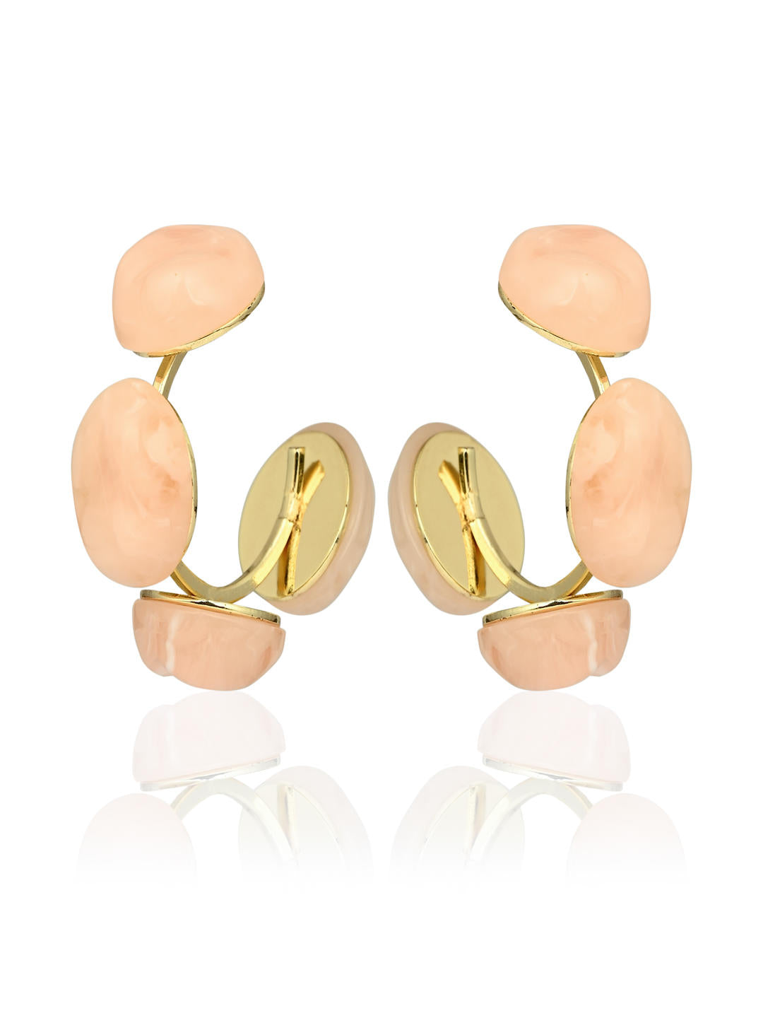 Peach Glow Earrings