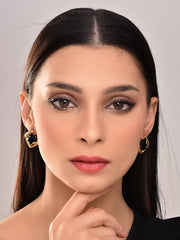Black Stud Earring