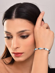 Blue Stone Adjustable Bracelet