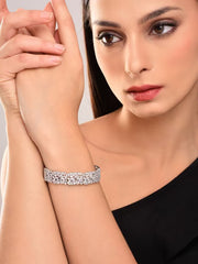 Busy Stone Work Openable Bangle