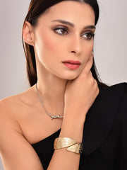 Leaf Gold Bangle