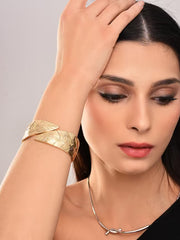 Leaf Gold Bangle
