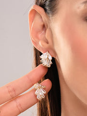 Shrub Shaped Gold Studs