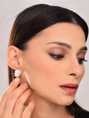 Shrub Shaped Gold Studs