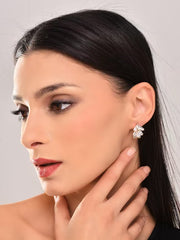 Shrub Shaped Gold Studs