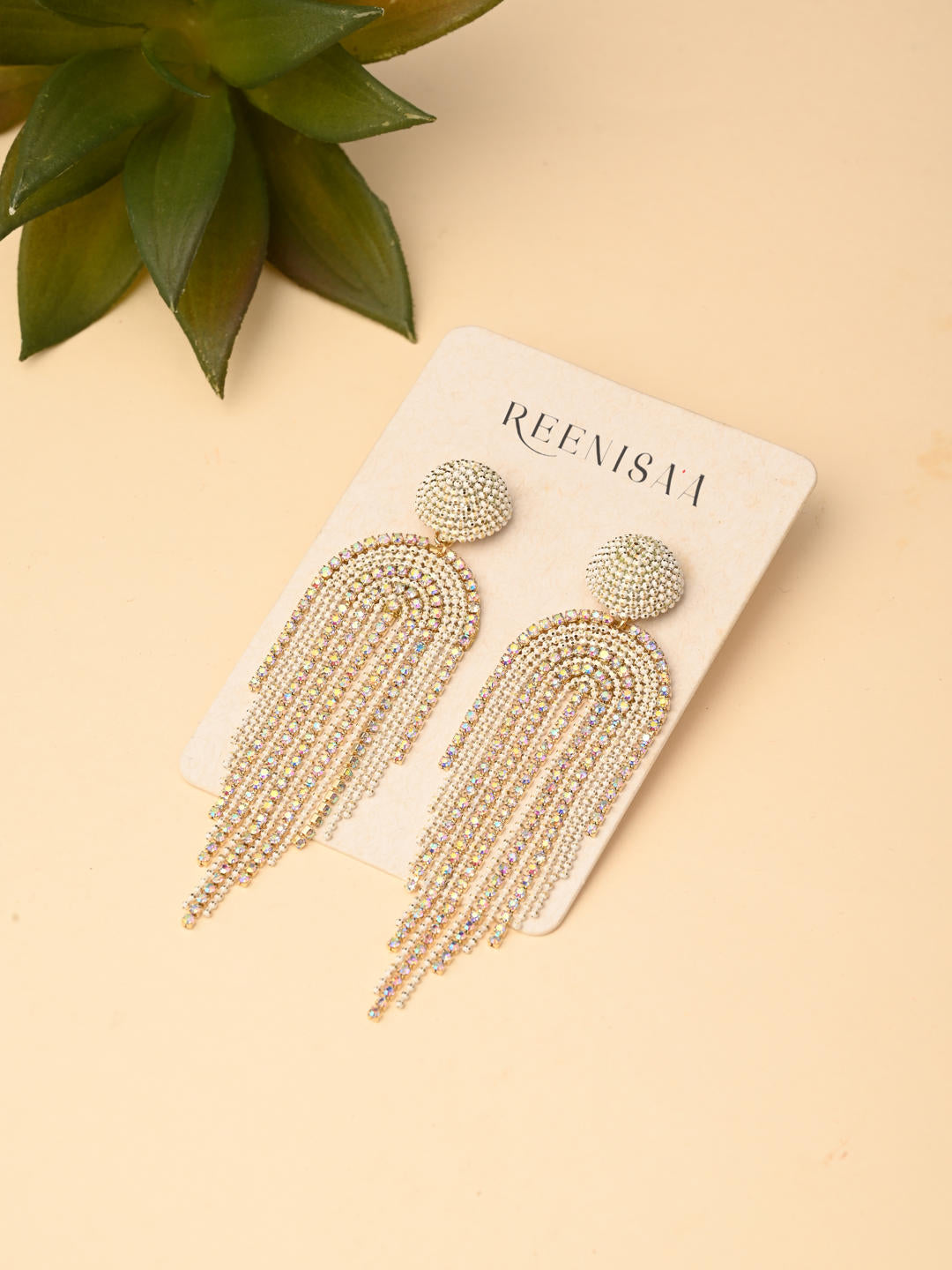 Glimmering Cascades Drop Earring
