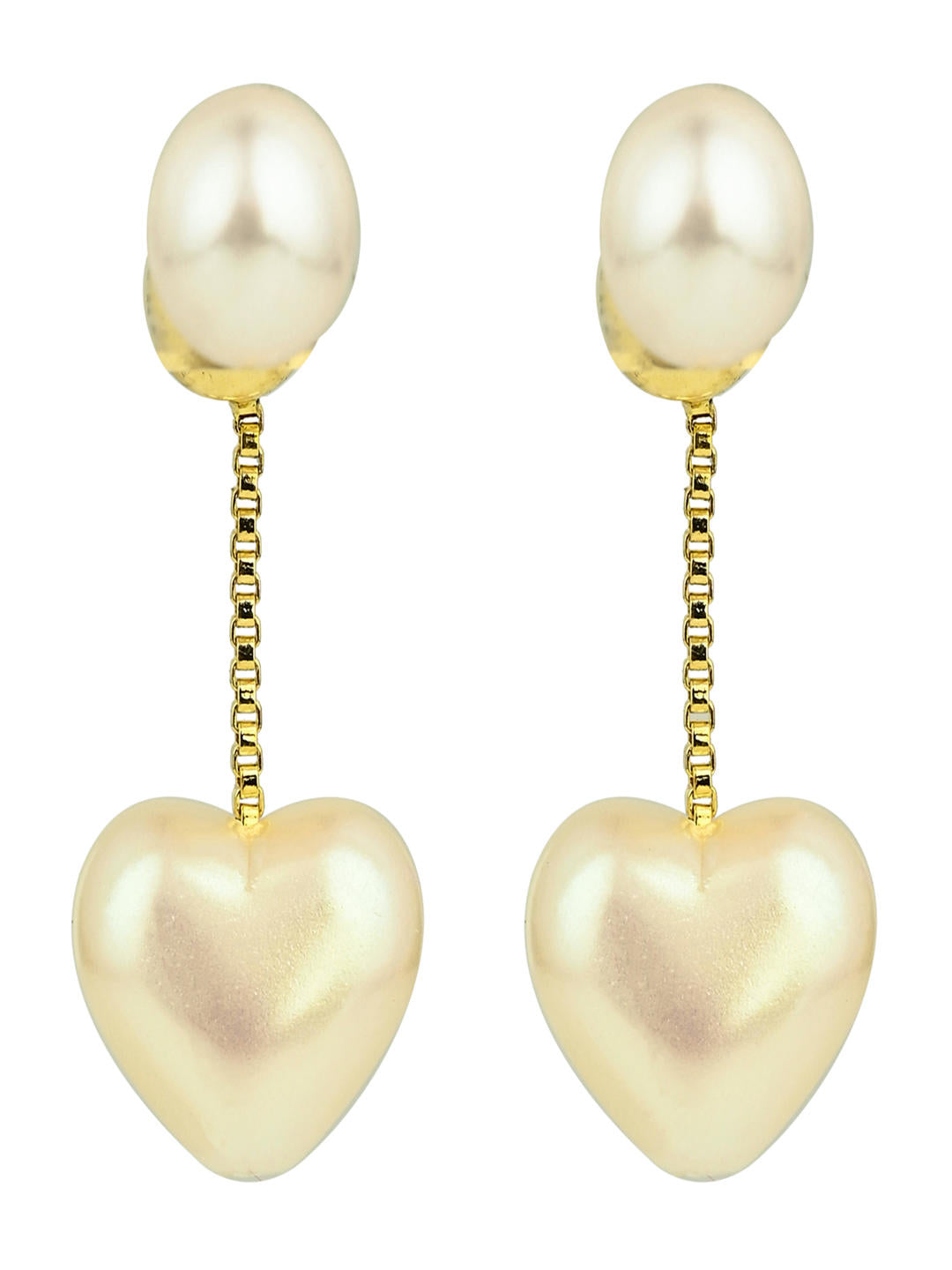 Classic Pearl Heart Drops