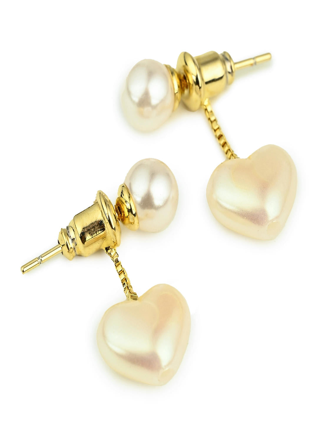 Classic Pearl Heart Drops