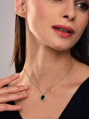 Emerald Pendant Necklace