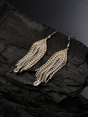 Radiant Cascade Crystal Drop Earrings