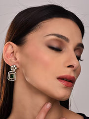 Emerald Kundan Drop Earring