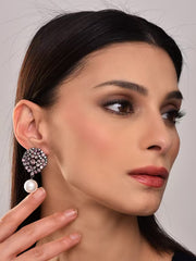 Pink Pearl Drop Earring