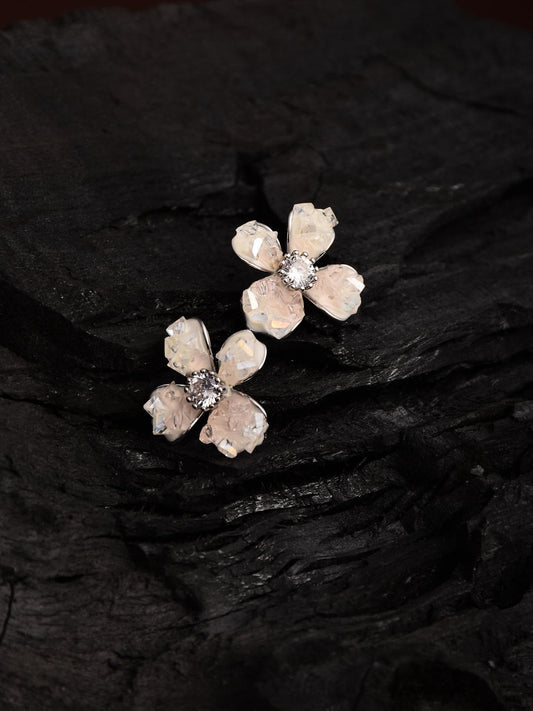 Crystal Flower Earring