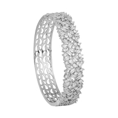 Busy Stone Work Openable Bangle