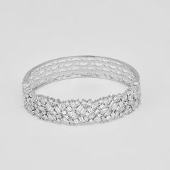Busy Stone Work Openable Bangle