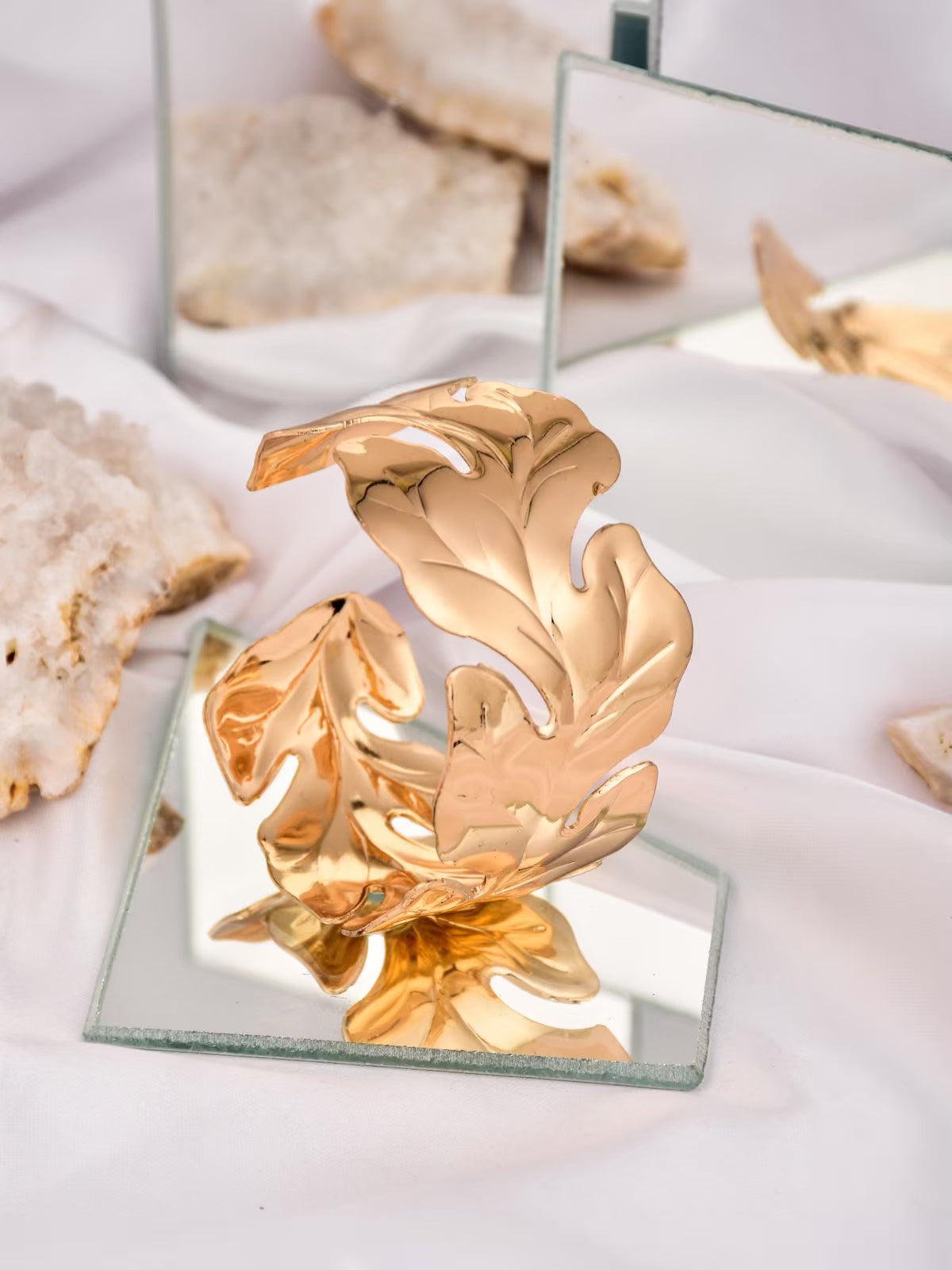 Golden Leaf Shape Bangle