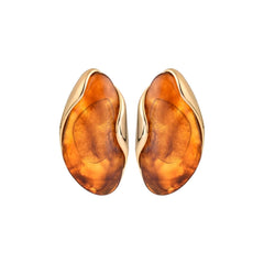 Amber Stud Earring