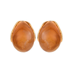 Amber Dripping Earring