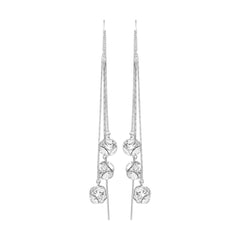 Contemporary Fish Hook Drop Earring