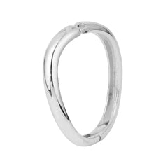 Thin Silver Bangle Perfect for Stacking