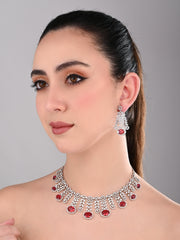 Scarlet Symphony Necklace set