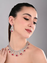 Scarlet Symphony Necklace set