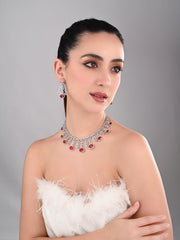 Scarlet Symphony Necklace set