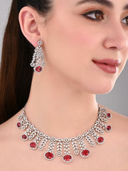Scarlet Symphony Necklace set
