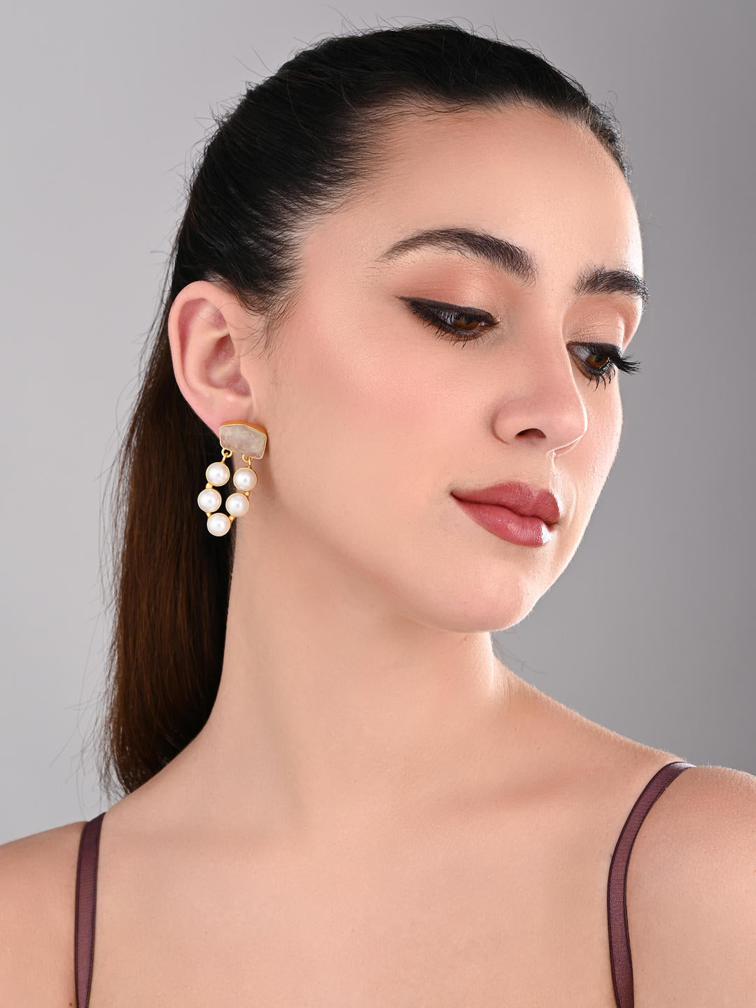 Multi-Pearl Cluster Earrings