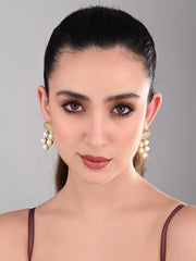 Multi-Pearl Cluster Earrings