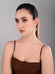 Multi-Pearl Cluster Earrings