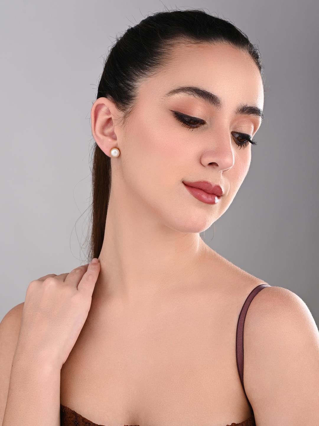 Classic Pearl Stud Earrings