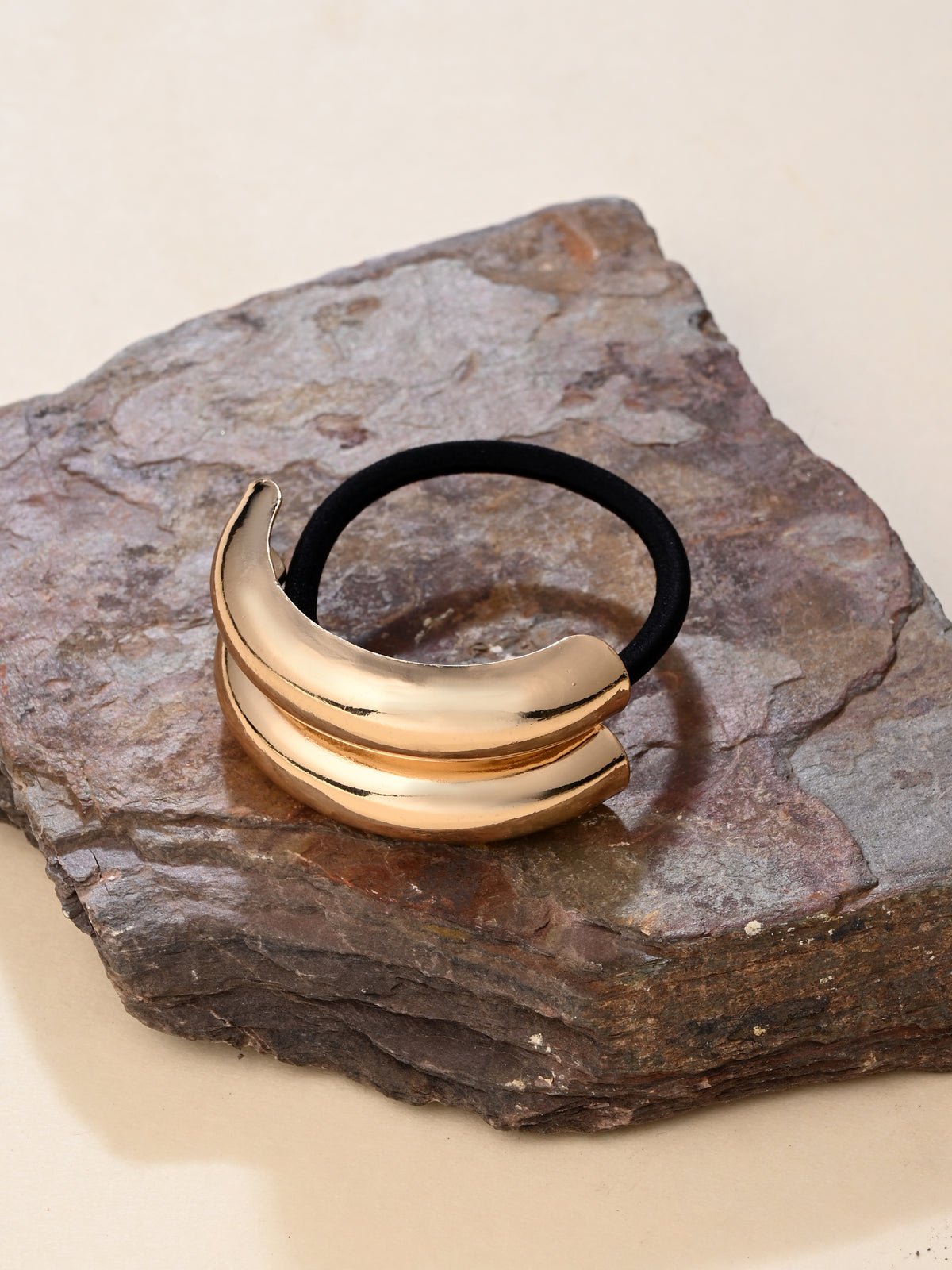 Golden Arc Luxe Hair Tie