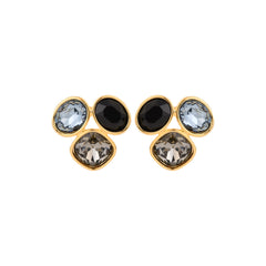 Multi Color Crystal Stud Earring