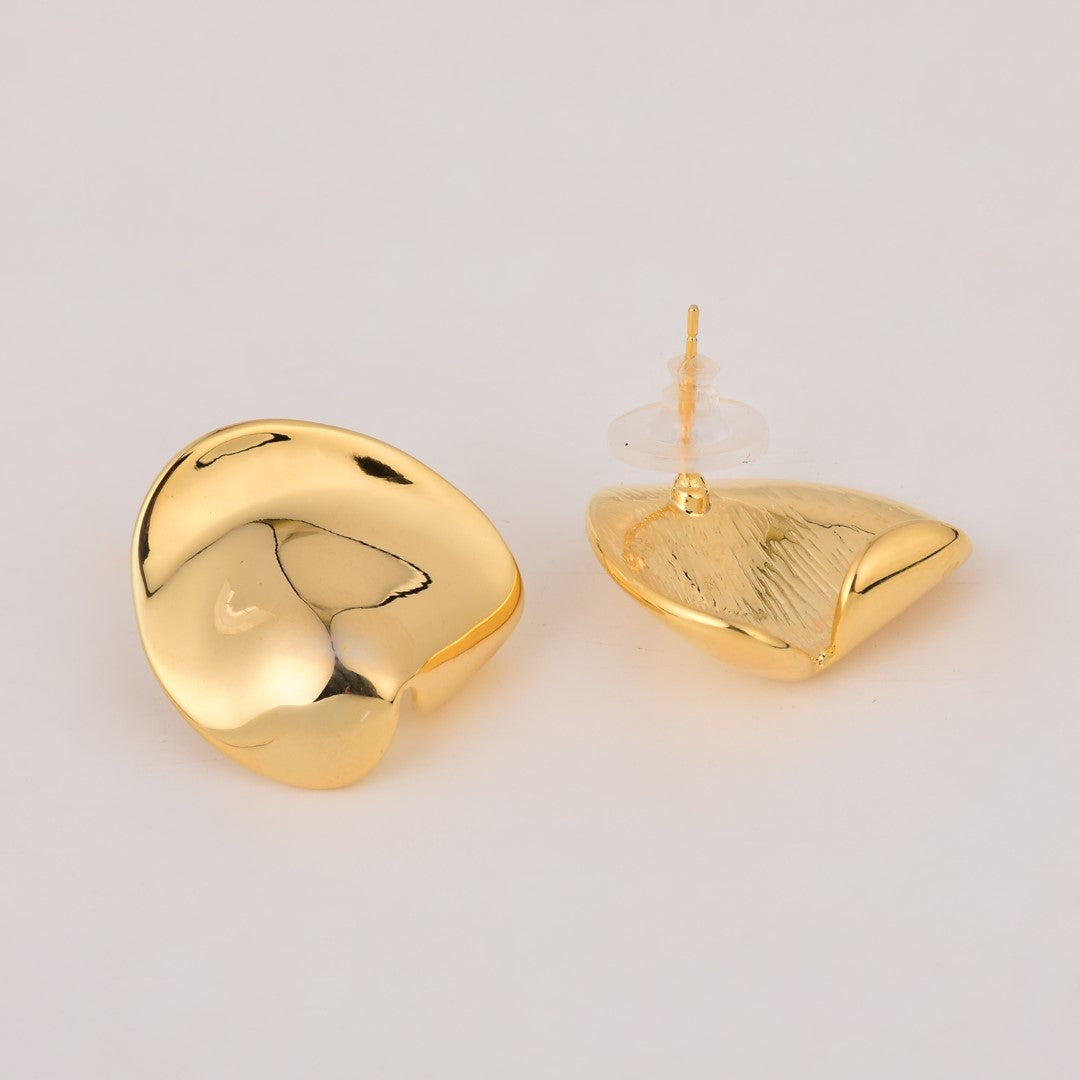 Gold Stud Earring