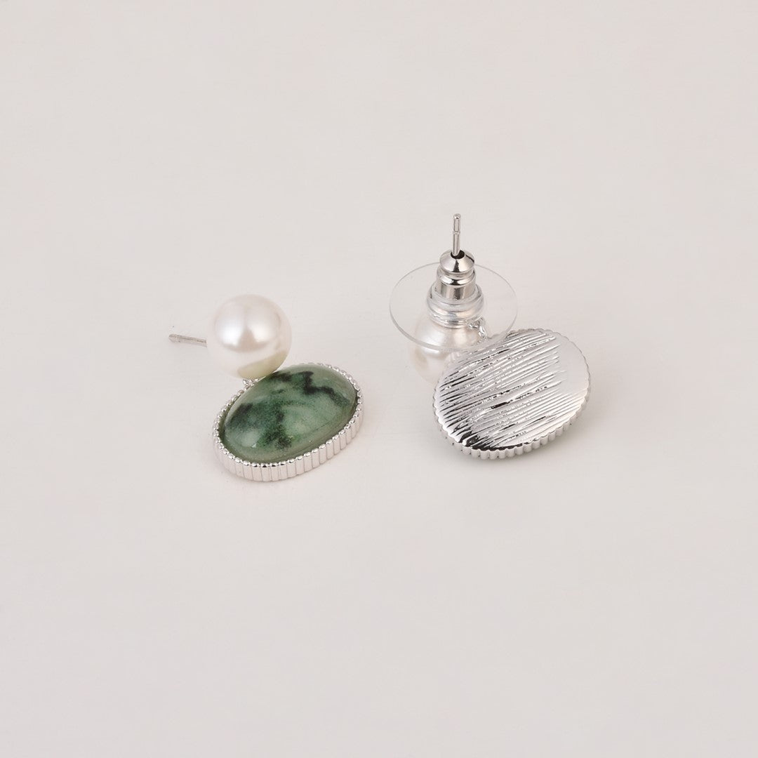 Green Drop Earring