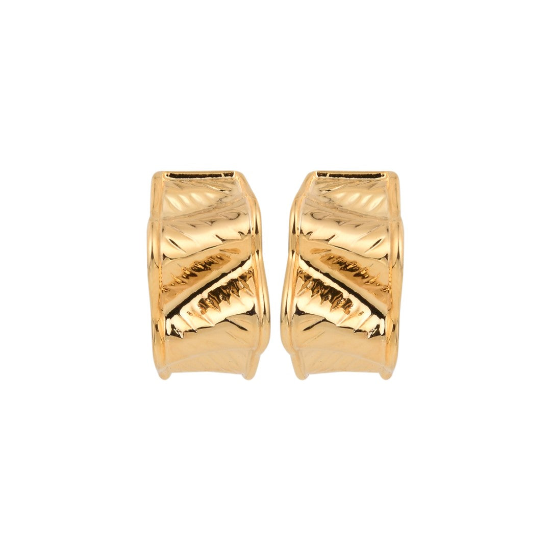 Gold Plated Classic Hoop
