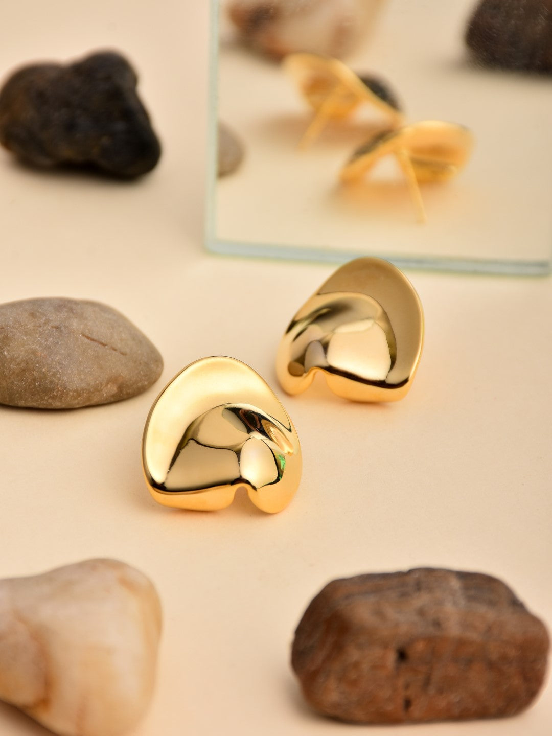 Gold Stud Earring
