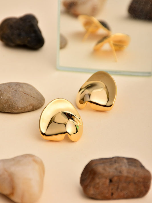 Gold Stud Earring