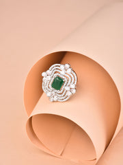 Victorian Emerald green Ring